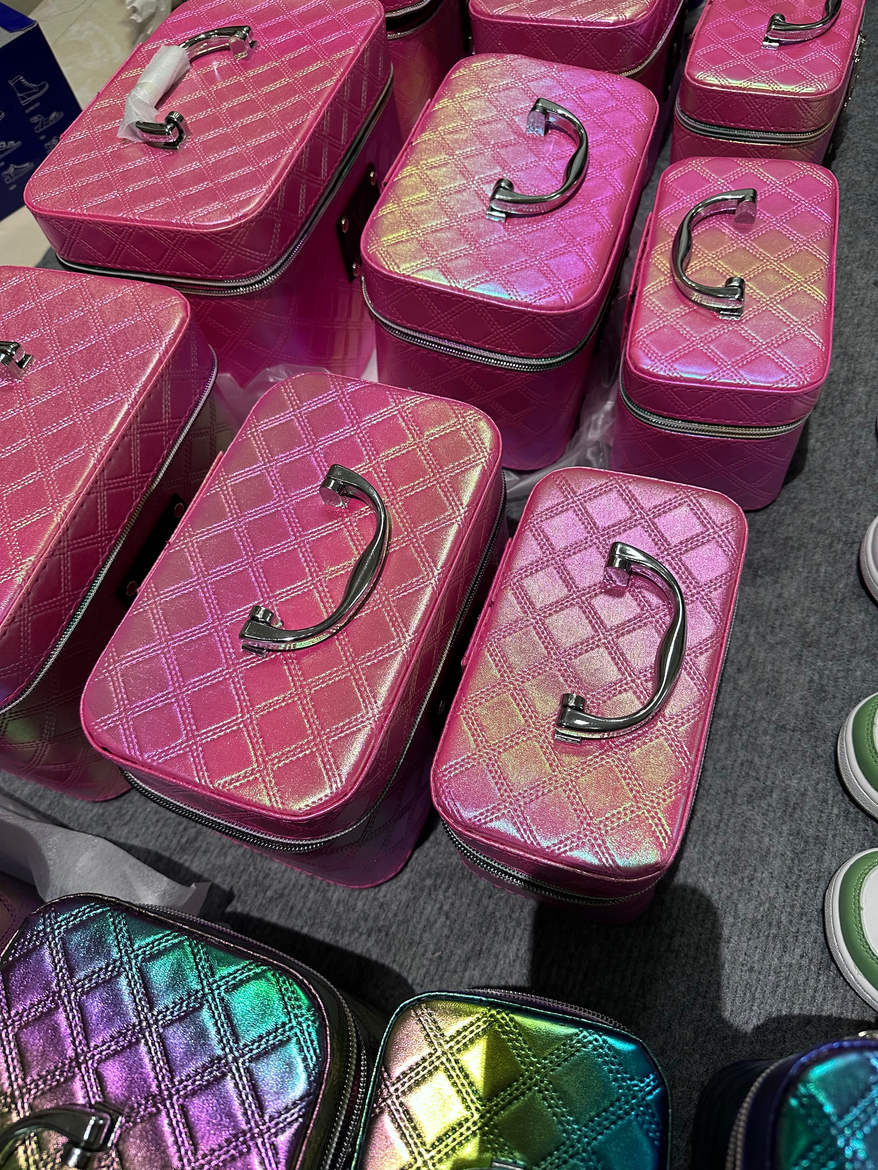 Lv luxe inspired makeup cosmetic case set-Presale