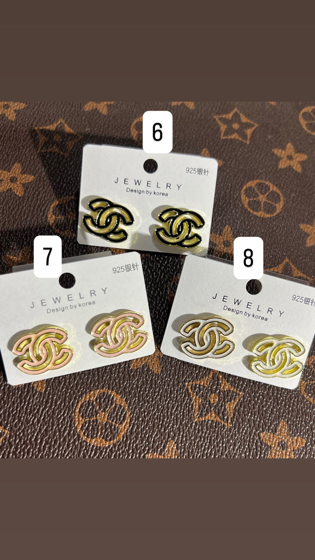 Rae Luxe Crystal Letter Studs