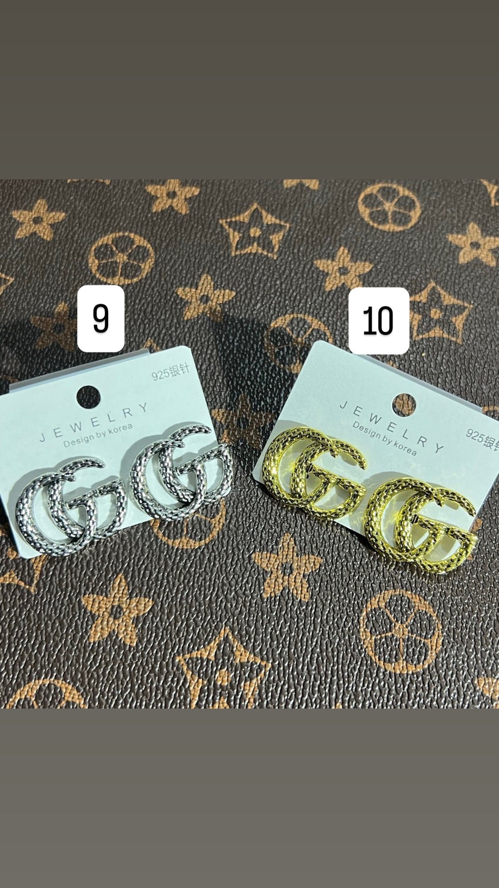 Rae Luxe Crystal Letter Studs
