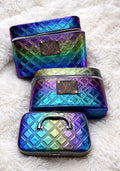 Lv luxe inspired makeup cosmetic case set
