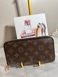 Rae Classic Monogram Zip Wallet
