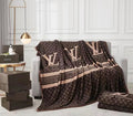 Lv brown blanket