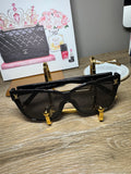 Black LV oversized sunnies