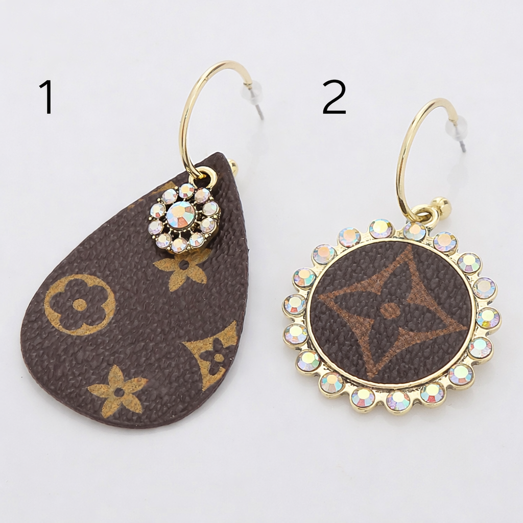 Rae Luxe Monogram Earrings-Presale