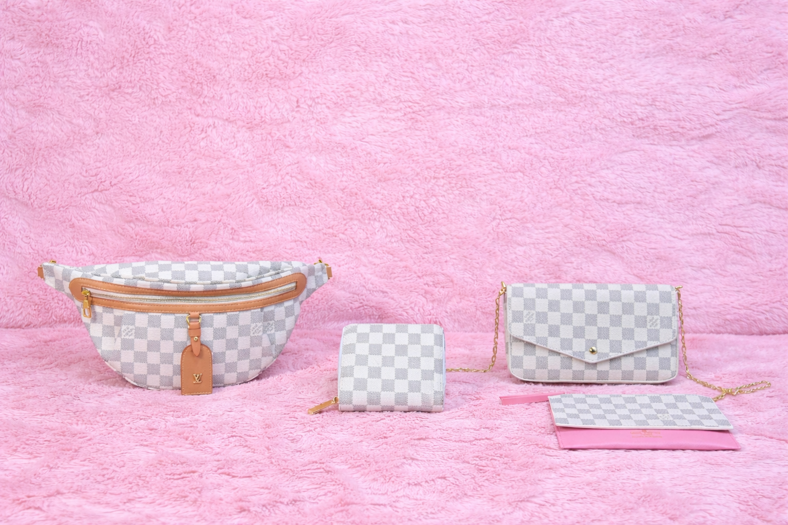 The Rae Check Crossbody Set-Presale