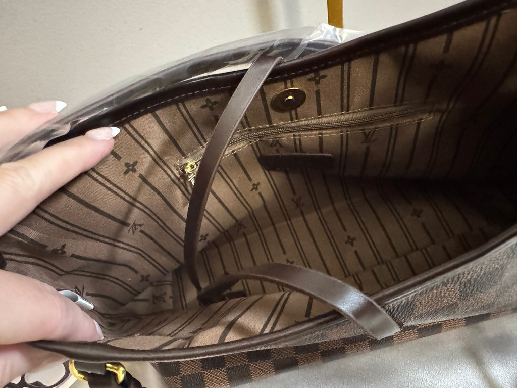 Rae Luxe Check Tote